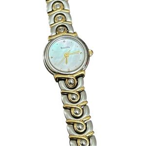 Women’s Bulova Quartz Mother of Pearl Watch